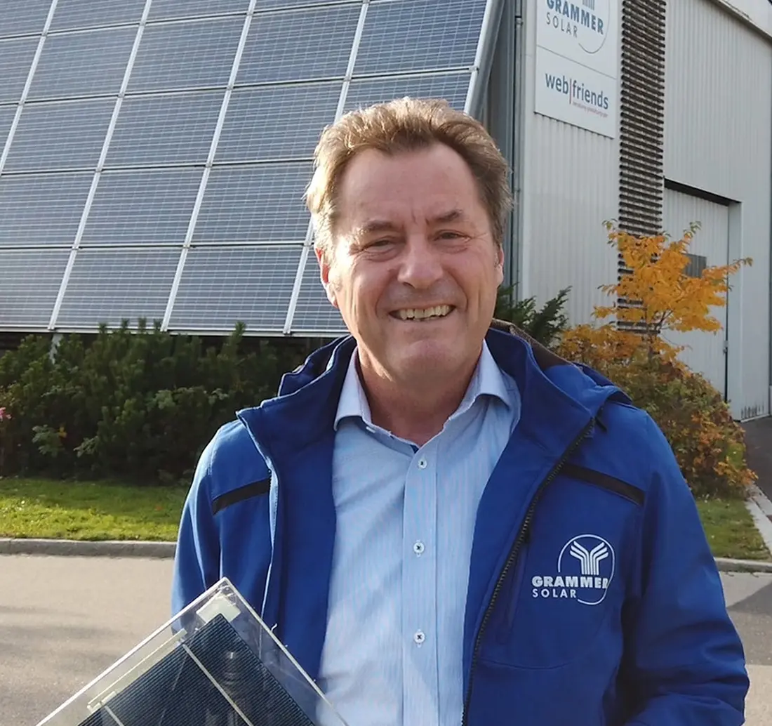 Siegfried Schröpf, Inhaber und Geschäftsführer GRAMMER Solar Siegfried Schröpf, Inhaber und Geschäftsführer GRAMMER Solar
