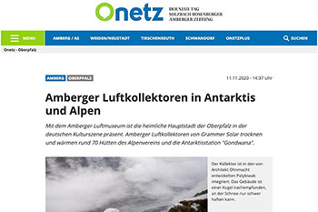 Luftkollektoren in Antarktis und Alpen 