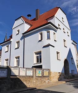 Warme Luft trocknet den Rathauskeller