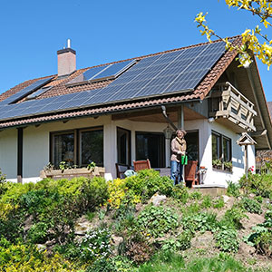 Vorbildliche Nutzung von Solarenergie