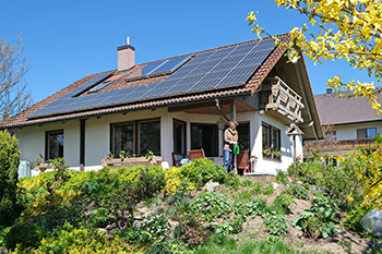 Vorbildliche Nutzung von Solarenergie